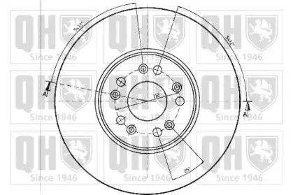 Тормозной диск QUINTON HAZELL купить