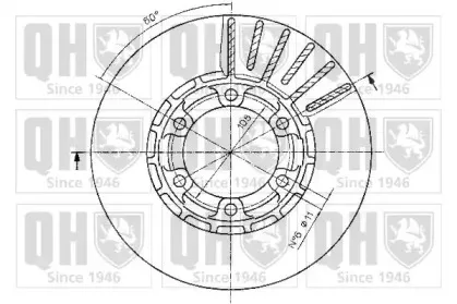Тормозной диск QUINTON HAZELL купить