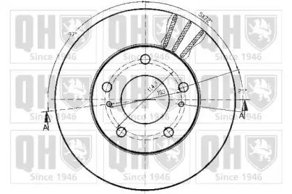 Тормозной диск QUINTON HAZELL купить
