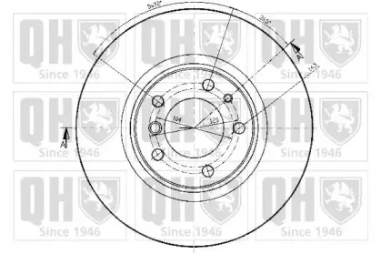Тормозной диск QUINTON HAZELL купить