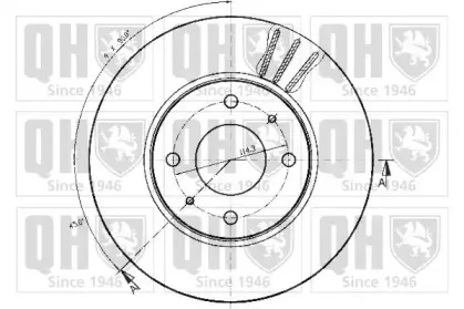 Тормозной диск QUINTON HAZELL купить
