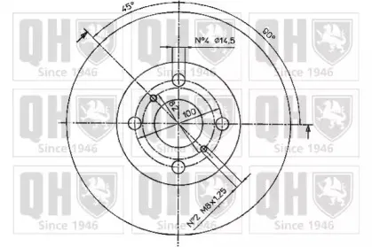 Тормозной диск QUINTON HAZELL купить