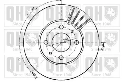 Тормозной диск QUINTON HAZELL купить