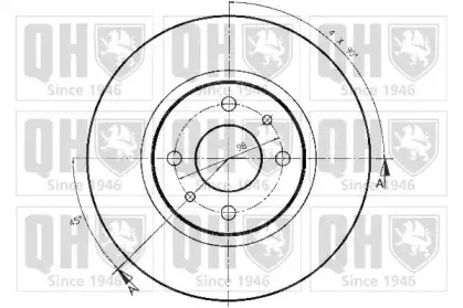 Тормозной диск QUINTON HAZELL купить