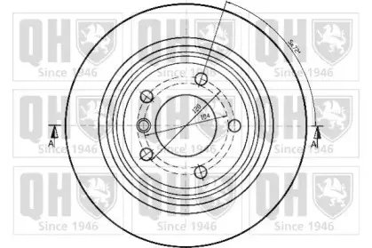 Тормозной диск QUINTON HAZELL купить