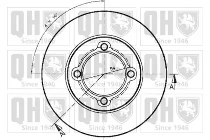 Тормозной диск QUINTON HAZELL купить