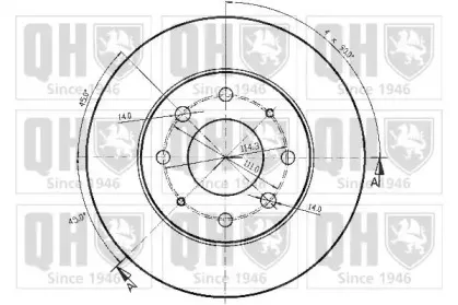 Тормозной диск QUINTON HAZELL купить