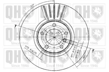 Тормозной диск QUINTON HAZELL купить