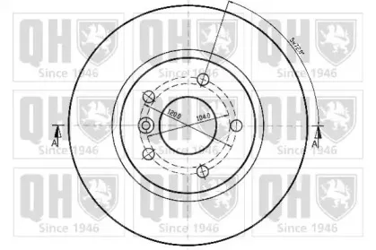 Тормозной диск QUINTON HAZELL купить