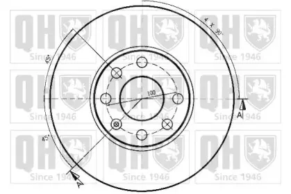 Тормозной диск QUINTON HAZELL купить