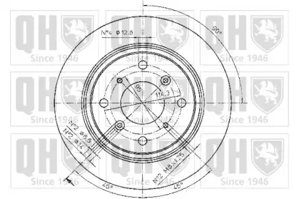 Тормозной диск QUINTON HAZELL купить