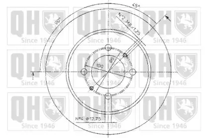Тормозной диск QUINTON HAZELL купить