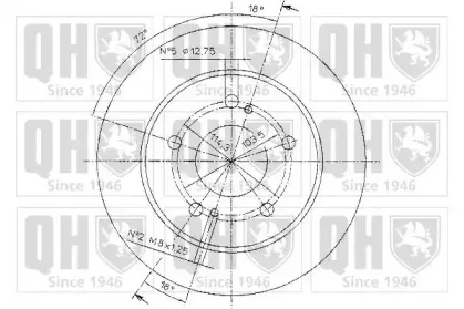 Тормозной диск QUINTON HAZELL купить