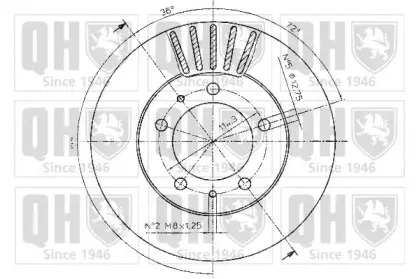 Тормозной диск QUINTON HAZELL купить