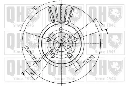 Тормозной диск QUINTON HAZELL купить