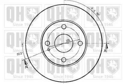 Тормозной диск QUINTON HAZELL купить