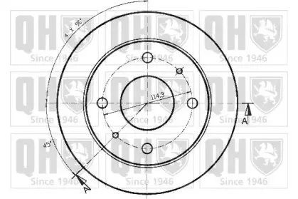 Тормозной диск QUINTON HAZELL купить