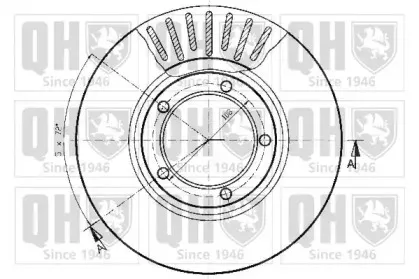Тормозной диск QUINTON HAZELL купить