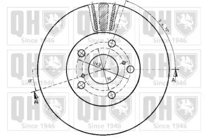 Тормозной диск QUINTON HAZELL купить