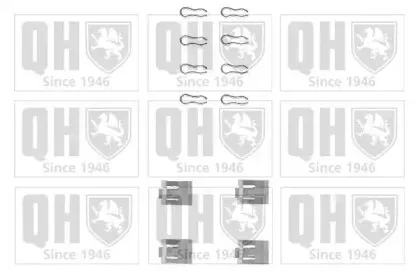 Комплектующие, колодки дискового тормоза QUINTON HAZELL купить