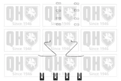 Комплектующие, колодки дискового тормоза QUINTON HAZELL купить