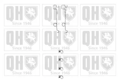 Комплектующие, колодки дискового тормоза QUINTON HAZELL купить