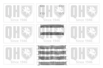 Комплектующие, колодки дискового тормоза QUINTON HAZELL купить