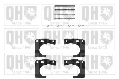 Комплектующие, колодки дискового тормоза QUINTON HAZELL купить