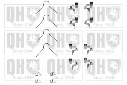 Комплектующие, колодки дискового тормоза QUINTON HAZELL купить