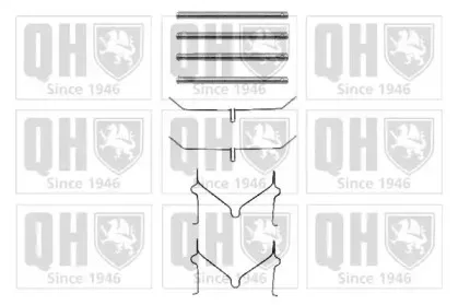 Комплектующие, колодки дискового тормоза QUINTON HAZELL купить