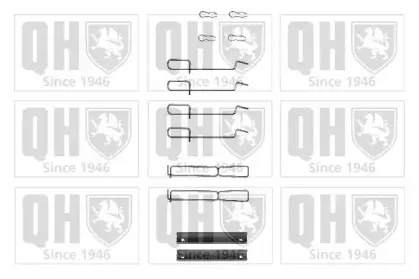 Комплектующие, колодки дискового тормоза QUINTON HAZELL купить