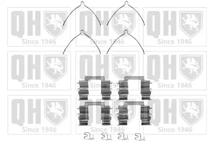 Комплектующие, колодки дискового тормоза QUINTON HAZELL купить