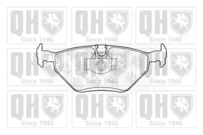 Комплект тормозных колодок, дисковый тормоз QUINTON HAZELL купить