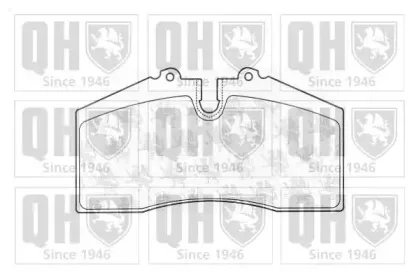 Комплект тормозных колодок, дисковый тормоз QUINTON HAZELL купить