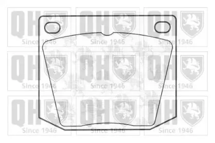 Комплект тормозных колодок, дисковый тормоз QUINTON HAZELL купить