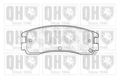 Комплект тормозных колодок, дисковый тормоз QUINTON HAZELL купить