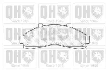 Комплект тормозных колодок, дисковый тормоз QUINTON HAZELL купить