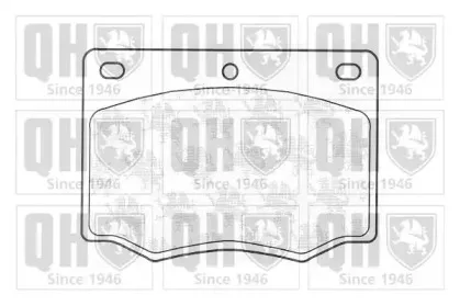 Комплект тормозных колодок, дисковый тормоз QUINTON HAZELL купить