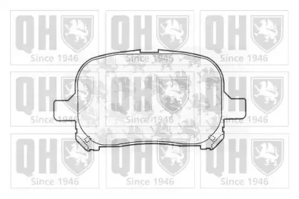 Комплект тормозных колодок, дисковый тормоз QUINTON HAZELL купить