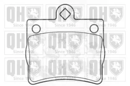 Комплект тормозных колодок, дисковый тормоз QUINTON HAZELL купить