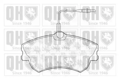 Комплект тормозных колодок, дисковый тормоз QUINTON HAZELL купить