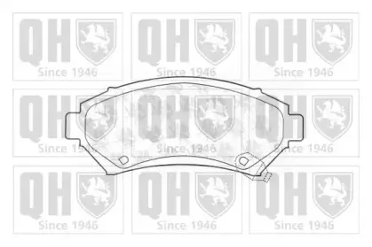 Комплект тормозных колодок, дисковый тормоз QUINTON HAZELL купить