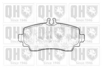 Комплект тормозных колодок, дисковый тормоз QUINTON HAZELL купить