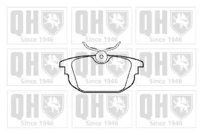 Комплект тормозных колодок, дисковый тормоз QUINTON HAZELL купить