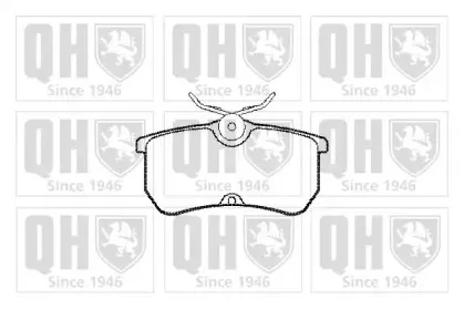 Комплект тормозных колодок, дисковый тормоз QUINTON HAZELL купить