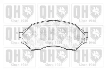 Комплект тормозных колодок, дисковый тормоз QUINTON HAZELL купить