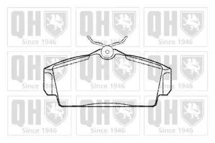 Комплект тормозных колодок, дисковый тормоз QUINTON HAZELL купить