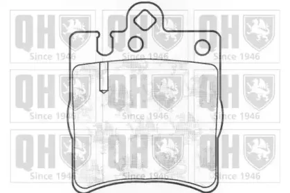 Комплект тормозных колодок, дисковый тормоз QUINTON HAZELL купить