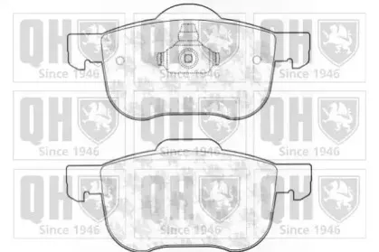 Комплект тормозных колодок, дисковый тормоз QUINTON HAZELL купить