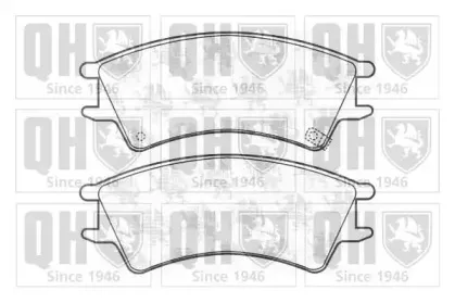 Комплект тормозных колодок, дисковый тормоз QUINTON HAZELL купить